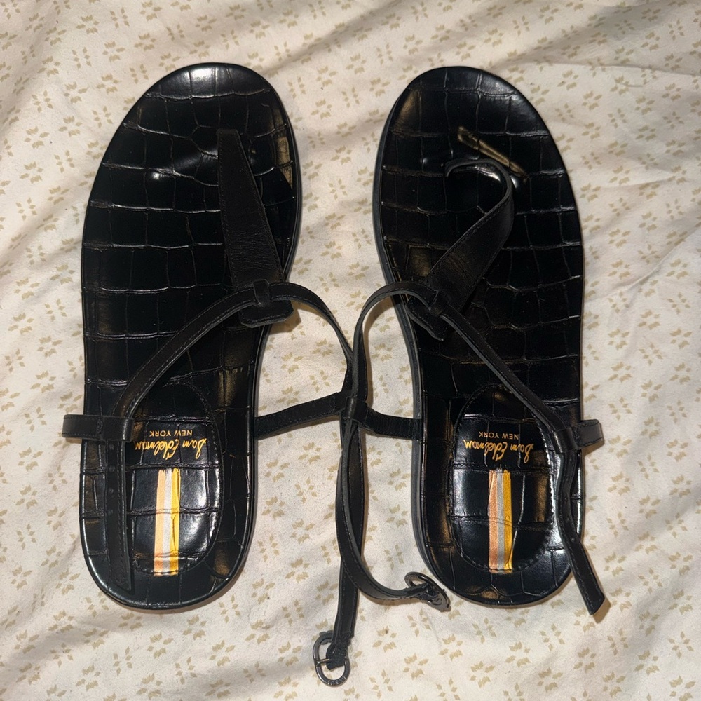 Sam Edelman Black Leather Sandals